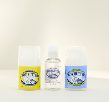 Boy Butter Stock Up & Save Travel Safe Triple Treat Bundle